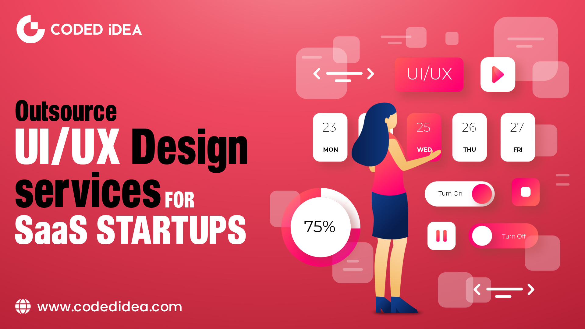 Outsource UI UX Design Services for SaaS Startups