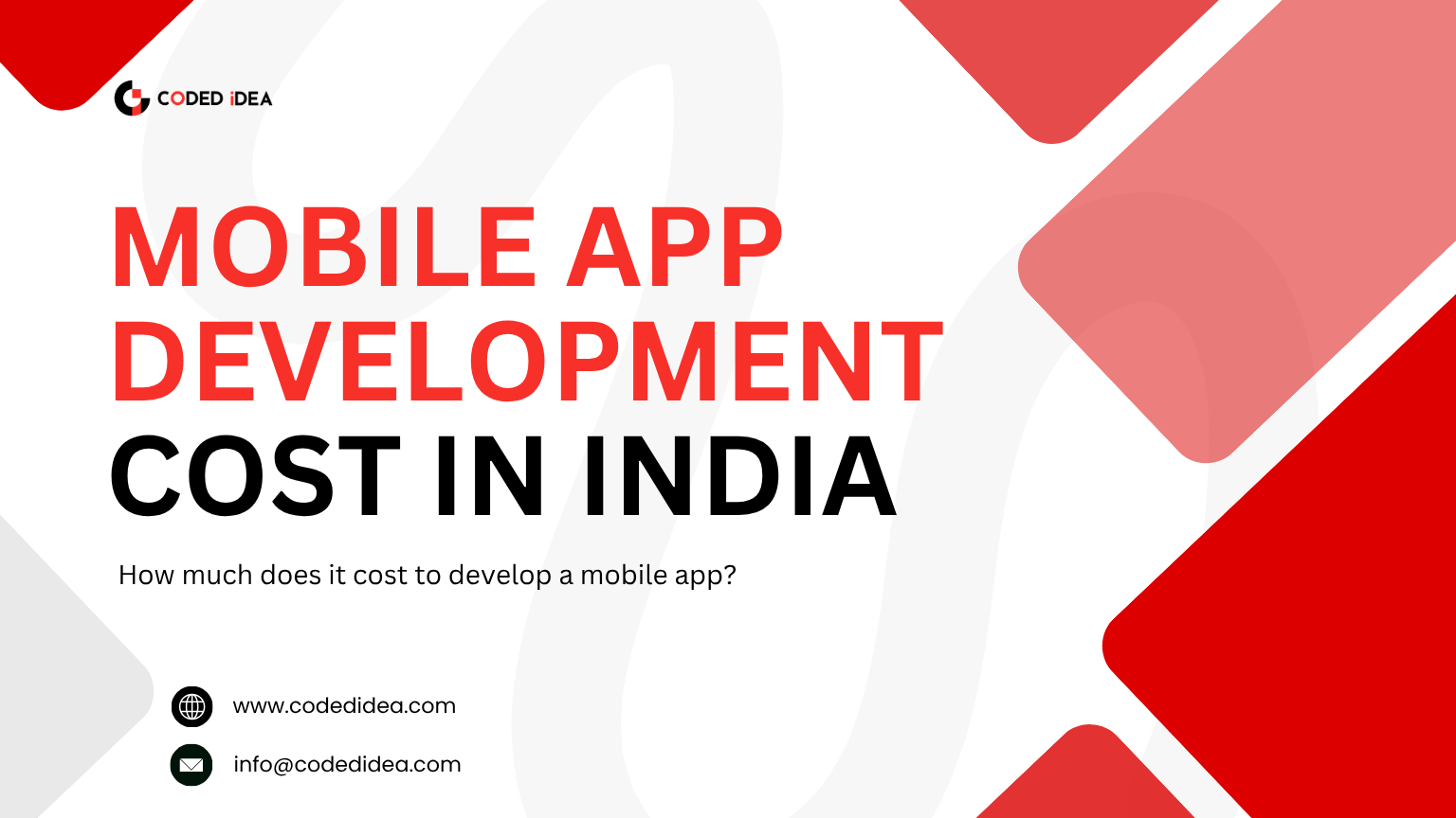 Mobile App Development Cost in India